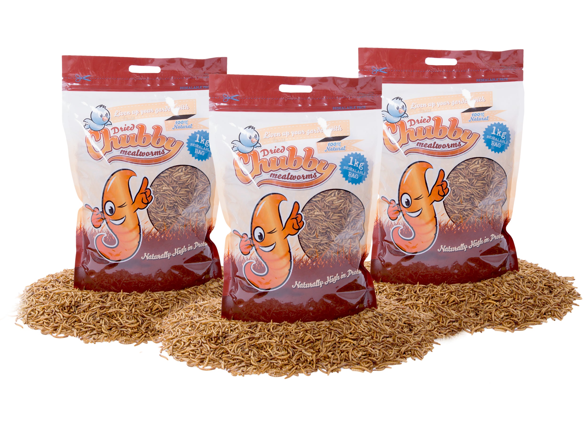 3Kg Chubby Dried Mealworms