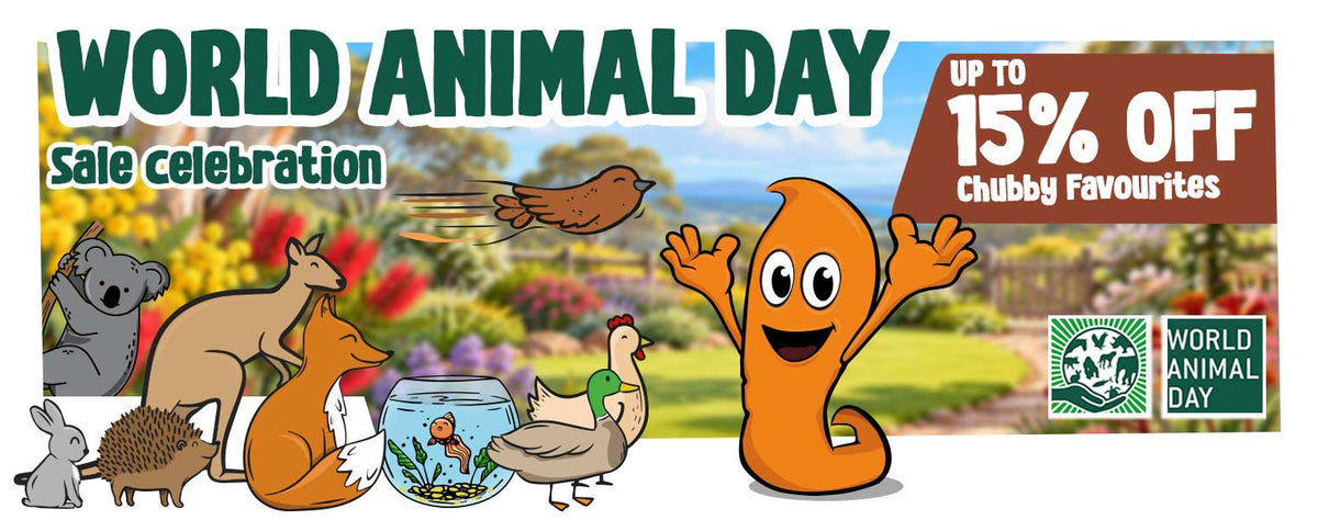 Enjoy up to 15% off this weekend as we celebrate World Animal Day