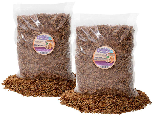 10Kg Chubby Dried Mealworm & Black Soldier Fly Mix