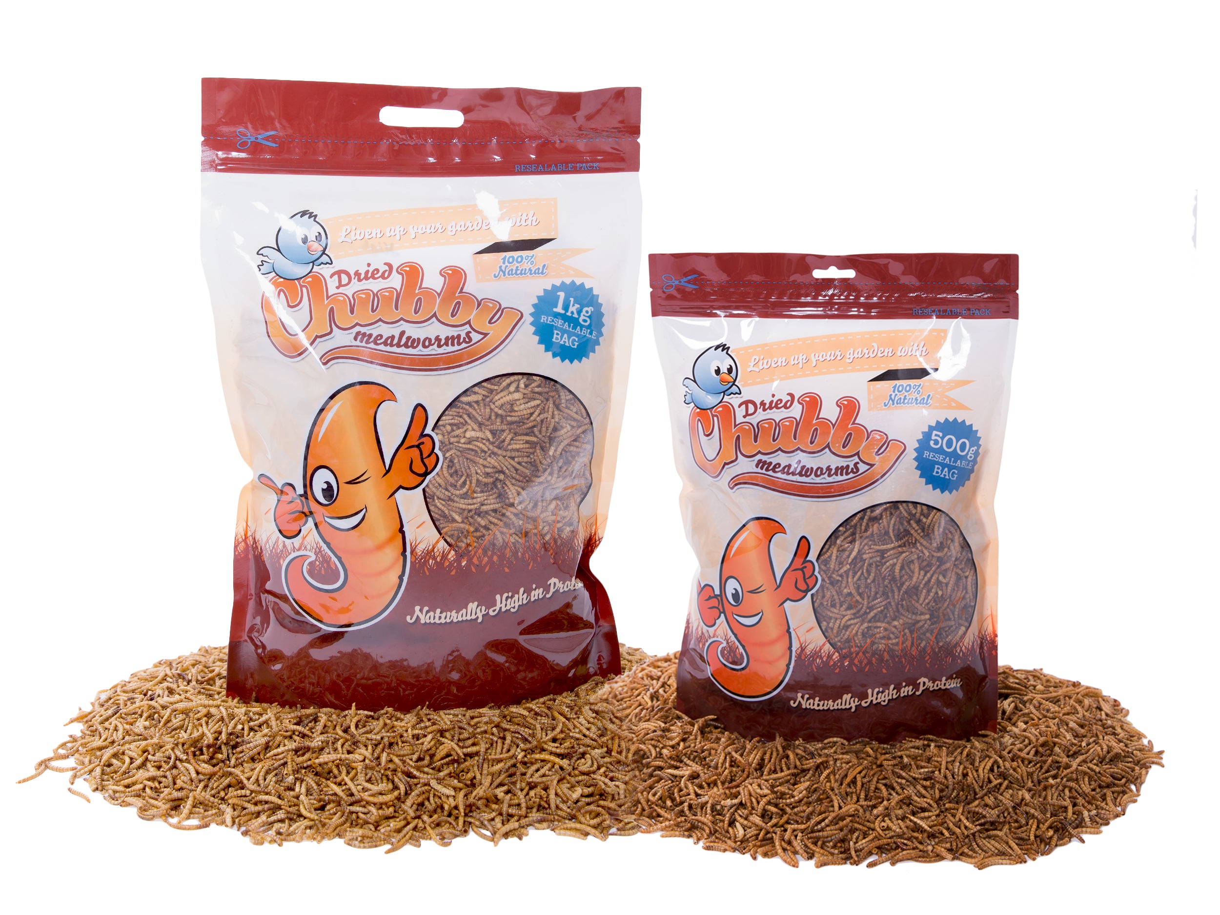 1.5Kg Chubby Dried Mealworms