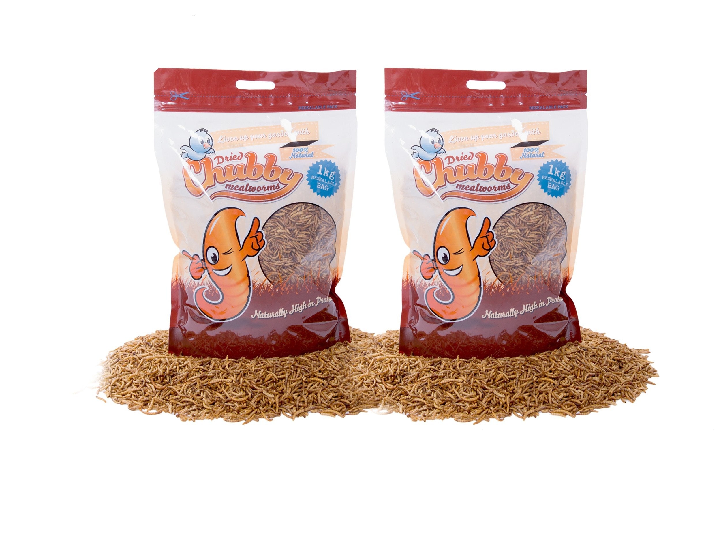 2Kg Chubby Dried Mealworms