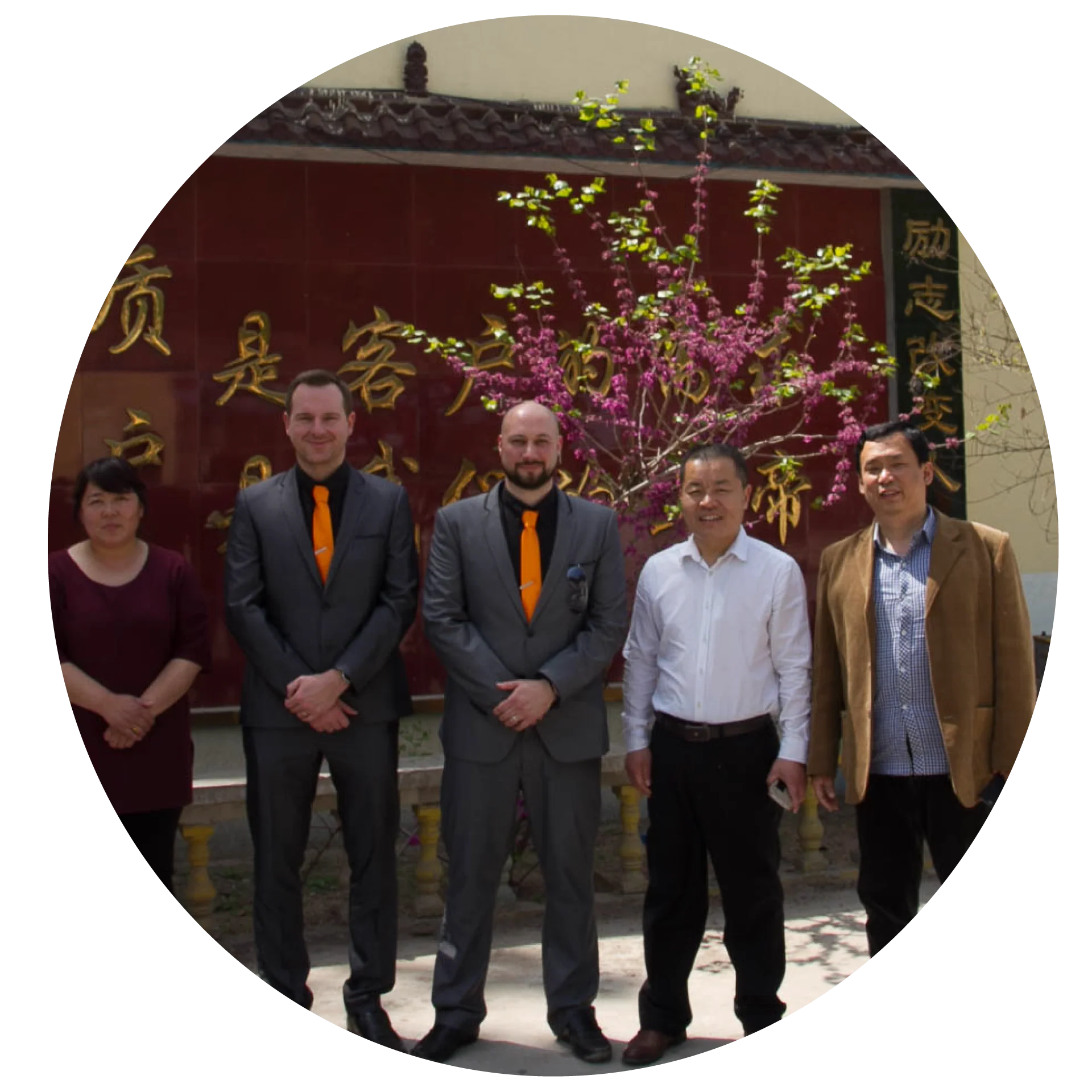 The Chubby team with our long-standing suppliers